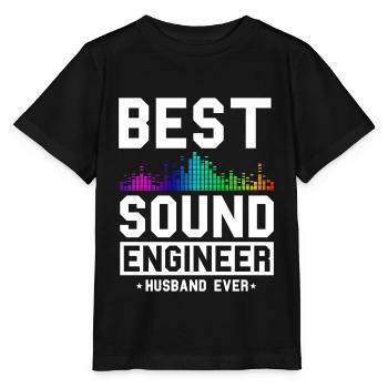 Tontechniker Sound Audio Engineer - Stanley/Stella Kinder T-Shirt MINI CREATOR  - Schwarz - Vorne - Mikhail (115cm)