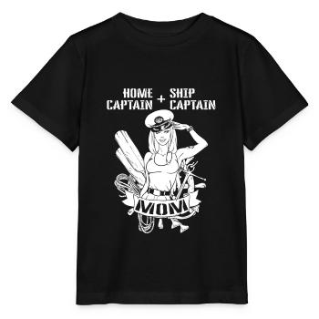 Seglen Segelboot Segler - Stanley/Stella Kinder T-Shirt MINI CREATOR  - Schwarz - Vorne - Mikhail (115cm)