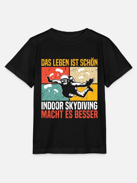 Indoor-Skydiving - Stanley/Stella Kinder T-Shirt MINI CREATOR  - Schwarz