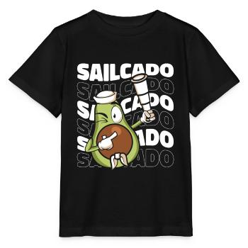 Seglen Segelboot Segler - Stanley/Stella Kinder T-Shirt MINI CREATOR  - Schwarz - Vorne - Mikhail (115cm)