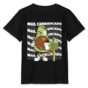 Postman Letter Courier Postman - Stanley/Stella MINI CREATOR Kids’ T-Shirt - black - Front - Mikhail (115cm)