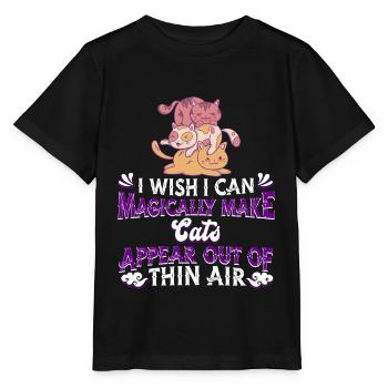 Location de chat Chat Domestique Cat - T-shirt bio MINI CREATOR Stanley/Stella Enfant - noir - Devant - Mikhail (115cm)