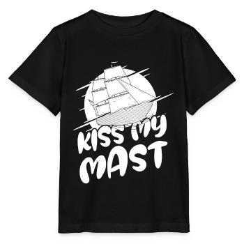 Seglen Segelboot Segler - Stanley/Stella Kinder T-Shirt MINI CREATOR  - Schwarz - Vorne - Mikhail (115cm)
