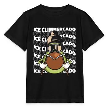 Ice climbing Mountaineering Climbing Mountaineers - Stanley/Stella MINI CREATOR Kids’ T-Shirt - black - Front - Mikhail (115cm)