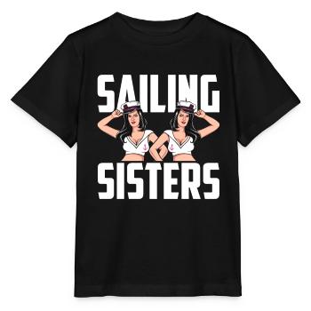 Seglen Segelboot Segler - Stanley/Stella Kinder T-Shirt MINI CREATOR  - Schwarz - Vorne - Mikhail (115cm)