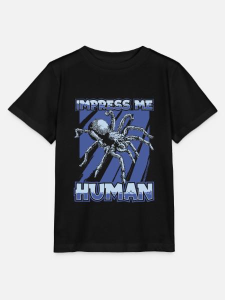 Spinne Haustier - Stanley/Stella Kinder T-Shirt MINI CREATOR - Schwarz