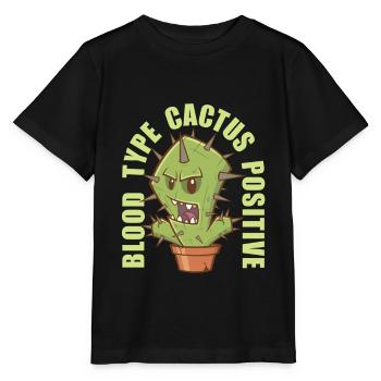 Cactus arbuste Cactus piquant jardinier de jardin - T-shirt bio MINI CREATOR Stanley/Stella Enfant - noir - Devant - Mikhail (115cm)