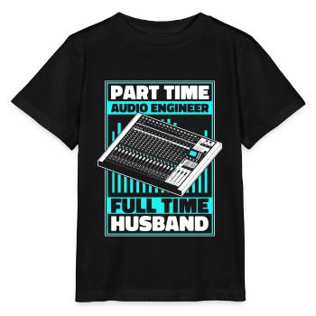 Tontechniker Sound Audio Engineer - Stanley/Stella Kinder T-Shirt MINI CREATOR  - Schwarz - Vorne - Mikhail (115cm)