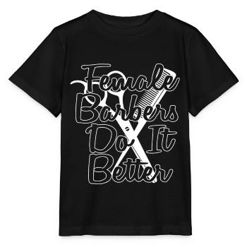 Coiffeur Coiffeur Coiffure Coiffure Coiffure Coiffure - T-shirt bio MINI CREATOR Stanley/Stella Enfant - noir - Devant - Mikhail (115cm)