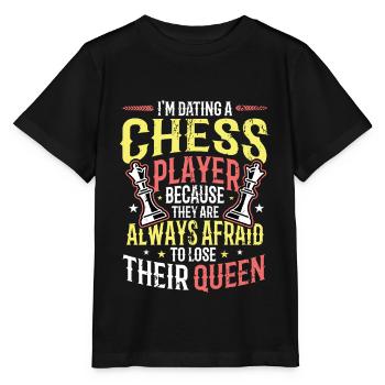 Dating mit einer Schachspielerin Schachfrau - Stanley/Stella Kinder T-Shirt MINI CREATOR  - Schwarz - Vorne - Mikhail (115cm)
