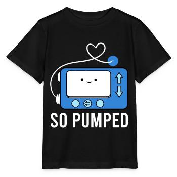 Diabetiker Insulin - Stanley/Stella Kinder T-Shirt MINI CREATOR  - Schwarz - Vorne - Mikhail (115cm)
