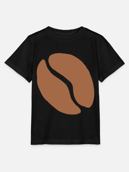 Kaffeebohne Coffee Tasse Koffein Kaffee Geschenk - Stanley/Stella Kinder T-Shirt MINI CREATOR - Schwarz