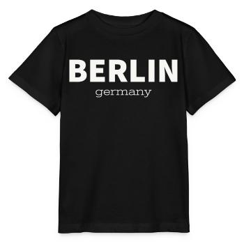BERLIN - T-shirt bio MINI CREATOR Stanley/Stella Enfant - noir - Devant - Mikhail (115cm)
