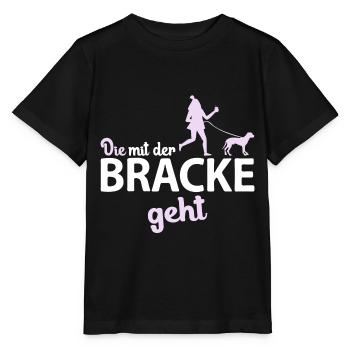 Schwarzwildbracke Slovenský Kopov Mama geht spruch - Stanley/Stella Kinder T-Shirt MINI CREATOR  - Schwarz - Vorne - Mikhail (115cm)