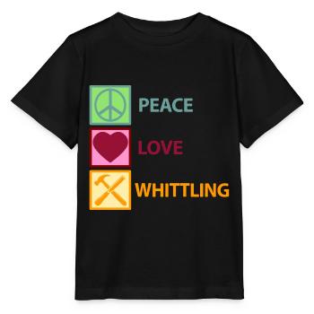 Whittling Holzschnitzer Holz Schnitzen Spruch - Stanley/Stella Kinder T-Shirt MINI CREATOR  - Schwarz - Vorne - Mikhail (115cm)