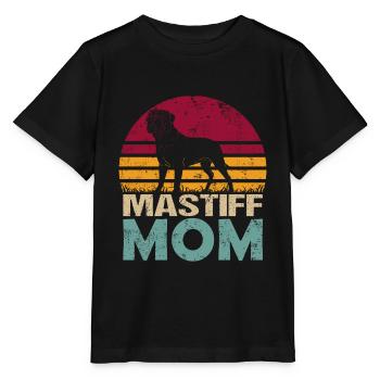 Vieux anglais Mastiff Maman Mama Mistress - T-shirt bio MINI CREATOR Stanley/Stella Enfant - noir - Devant - Mikhail (115cm)