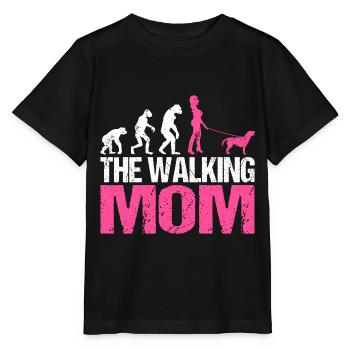 Borador Mix Hund Hunde Mama Mom Frauchen Pink - Stanley/Stella Kinder T-Shirt MINI CREATOR  - Schwarz - Vorne - Mikhail (115cm)