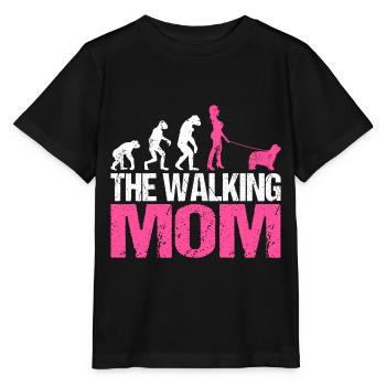 Bergame Berger Chien Maman Maman Maman Maîtresse Rose - T-shirt bio MINI CREATOR Stanley/Stella Enfant - noir - Devant - Mikhail (115cm)