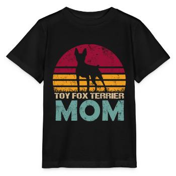 Jouet Fox Terrier Fox Terrier Maman Maman Maîtresse - T-shirt bio MINI CREATOR Stanley/Stella Enfant - noir - Devant - Mikhail (115cm)