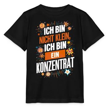 Petit petit concentré Cool Dicton - T-shirt bio MINI CREATOR Stanley/Stella Enfant - noir - Devant - Mikhail (115cm)
