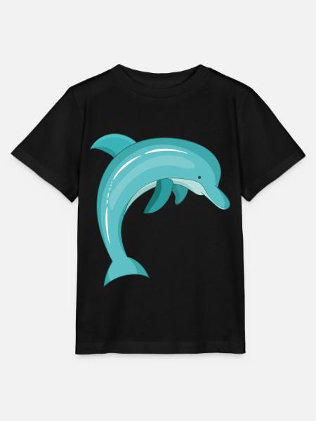Delphin - Stanley/Stella Kinder T-Shirt MINI CREATOR - Schwarz