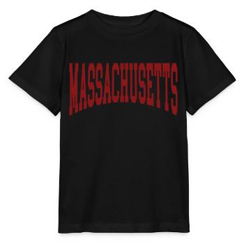 Massachusetts - Stanley/Stella Kinder T-Shirt MINI CREATOR  - Schwarz - Vorne - Mikhail (115cm)