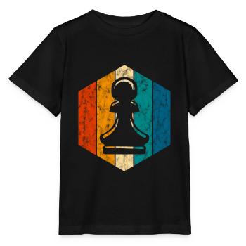 Échecs de jeu d’échecs de jeu d’échecs - T-shirt bio MINI CREATOR Stanley/Stella Enfant - noir - Devant - Mikhail (115cm)