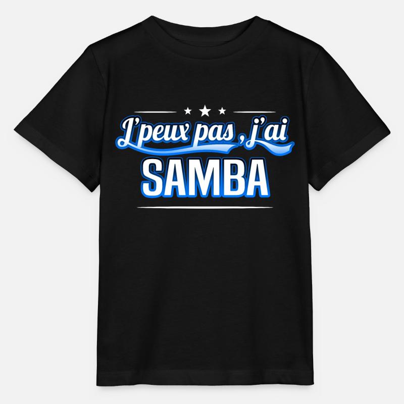 Samba - j'peux pas , j'ai Samba - T-shirt bio MINI CREATOR Stanley/Stella Enfant - noir