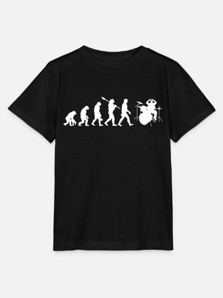 Drum Evolution - Stanley/Stella Kinder T-Shirt MINI CREATOR - Schwarz