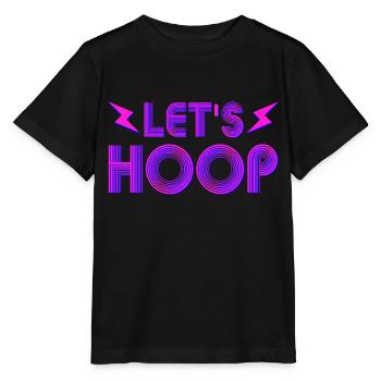 LETS HOOP HULAHOOP HOOPING DANCE FITNESS FEMMES KID - T-shirt bio MINI CREATOR Stanley/Stella Enfant - noir - Devant - Mikhail (115cm)