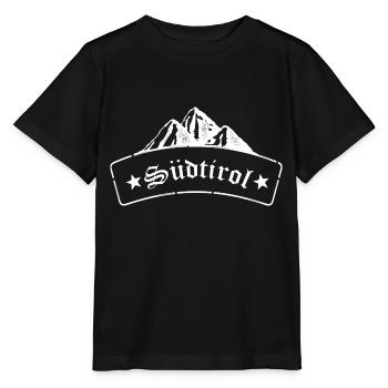 Alpes du Tyrol du Sud - T-shirt bio MINI CREATOR Stanley/Stella Enfant - noir - Devant - Mikhail (115cm)