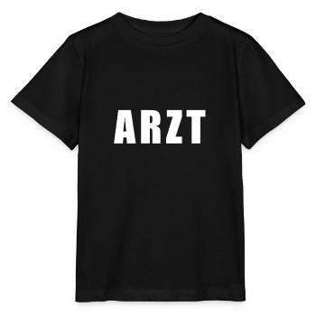 Arzt - Stanley/Stella Kinder T-Shirt MINI CREATOR  - Schwarz - Vorne - Mikhail (115cm)