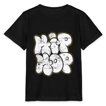 Musique hip hop - T-shirt bio MINI CREATOR Stanley/Stella Enfant - noir - Devant - Mikhail (115cm)