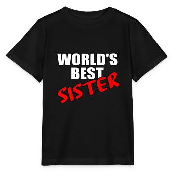 best sister die beste schwester - Stanley/Stella Kinder T-Shirt MINI CREATOR  - Schwarz - Vorne - Mikhail (115cm)