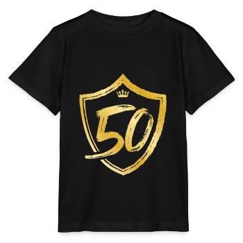 50 années d'or - T-shirt bio MINI CREATOR Stanley/Stella Enfant - noir - Devant - Mikhail (115cm)