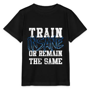 Train Fitness Insane Training - T-shirt bio MINI CREATOR Stanley/Stella Enfant - noir - Devant - Mikhail (115cm)