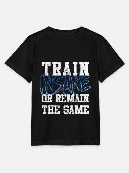 Train Fitness Insane Training - Stanley/Stella T-shirt MINI CREATOR til børn - sort