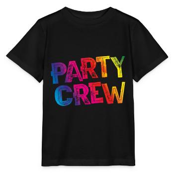 Party Crew Geburtstag Feiern - Stanley/Stella Kinder T-Shirt MINI CREATOR  - Schwarz - Vorne - Mikhail (115cm)