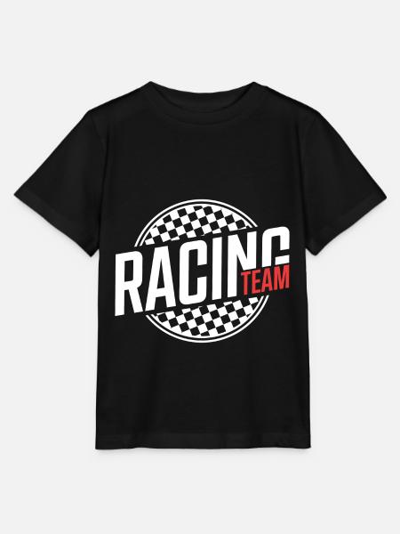 Racing Team Racer - Stanley/Stella Kinder T-Shirt MINI CREATOR - Schwarz