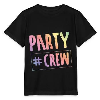 Party Crew Geburtstag Feiern - Stanley/Stella Kinder T-Shirt MINI CREATOR  - Schwarz - Vorne - Mikhail (115cm)