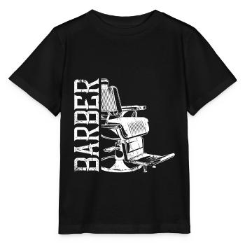 barber stuhl sessel - Stanley/Stella Kinder T-Shirt MINI CREATOR  - Schwarz - Vorne - Mikhail (115cm)