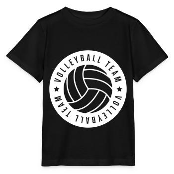 volleyball team - Stanley/Stella MINI CREATOR Kids’ T-Shirt - black - Front - Mikhail (115cm)