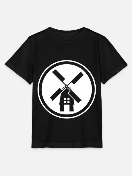 Windmühle Ivon Silhouette - Stanley/Stella Kinder T-Shirt MINI CREATOR - Schwarz