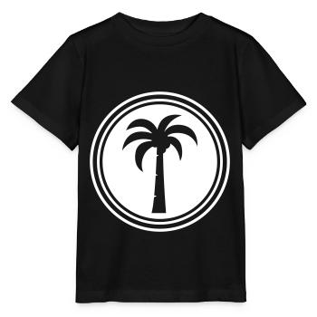 palm symbol - Stanley/Stella MINI CREATOR Kids’ T-Shirt - black - Front - Mikhail (115cm)
