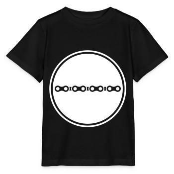 Fahrrad Kette - Stanley/Stella Kinder T-Shirt MINI CREATOR  - Schwarz - Vorne - Mikhail (115cm)