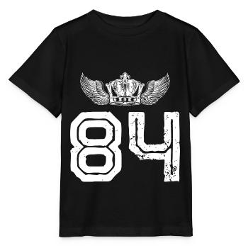 84 Couronne numérique - T-shirt bio MINI CREATOR Stanley/Stella Enfant - noir - Devant - Mikhail (115cm)