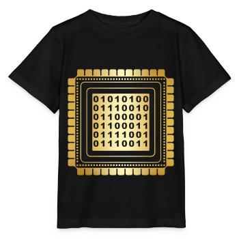 Programmierer Coder Software Entwickler - Stanley/Stella Kinder T-Shirt MINI CREATOR  - Schwarz - Vorne - Mikhail (115cm)