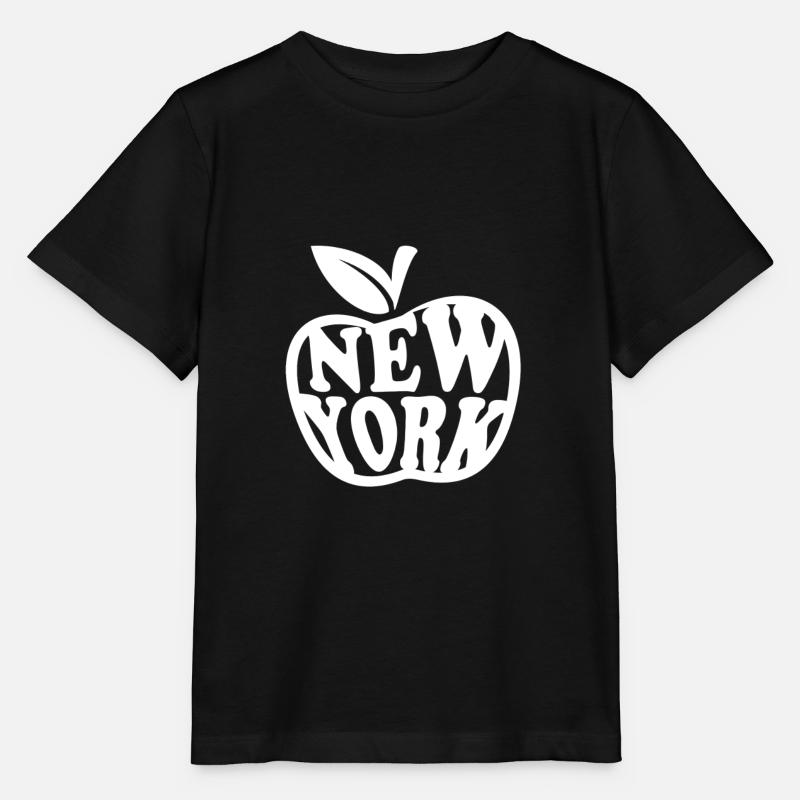 Big Apple New York NYC - Stanley/Stella MINI CREATOR Kids’ T-Shirt - black