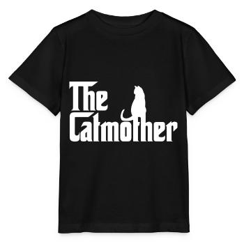 The Catmother Cat Mom Cats Love - Stanley/Stella MINI CREATOR Kids’ T-Shirt - black - Front - Mikhail (115cm)
