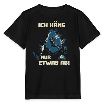Bouldern und klettern Sprüche für Kletterhalle - Stanley/Stella Kinder T-Shirt MINI CREATOR  - Schwarz - Vorne - Mikhail (115cm)